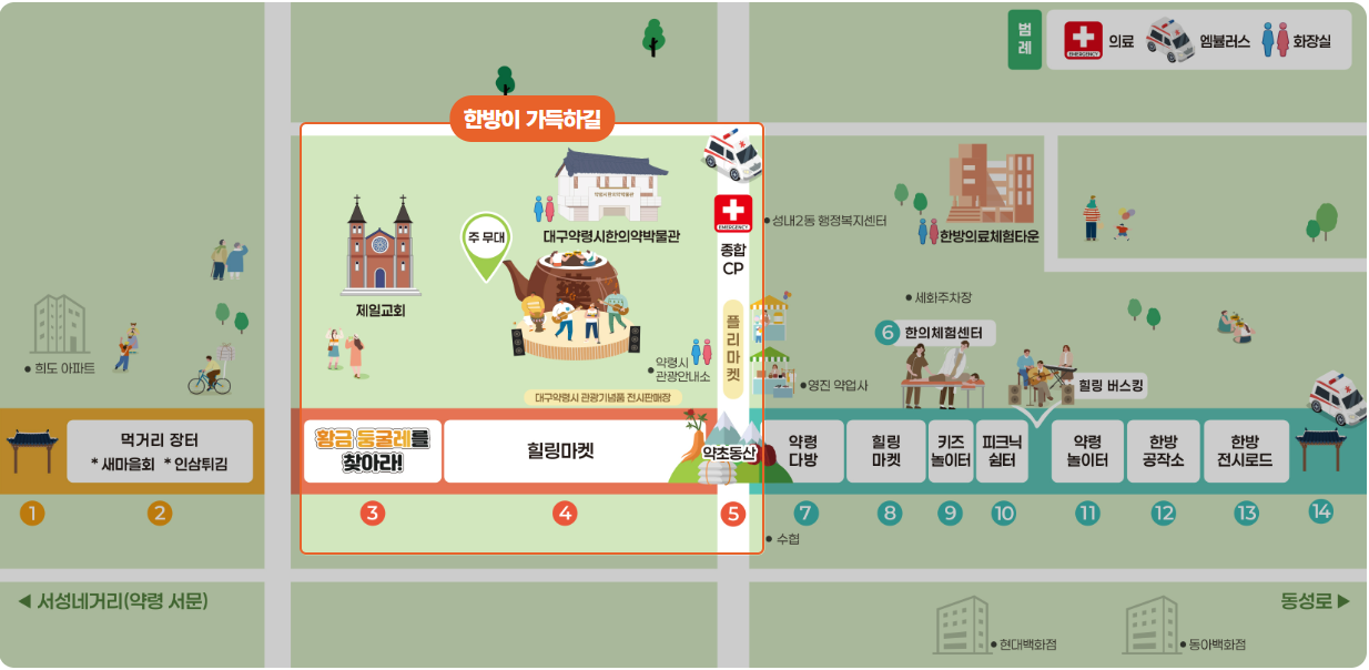 2026 대구약령시한방문화축제 교통통제 정보 프로그램 공연