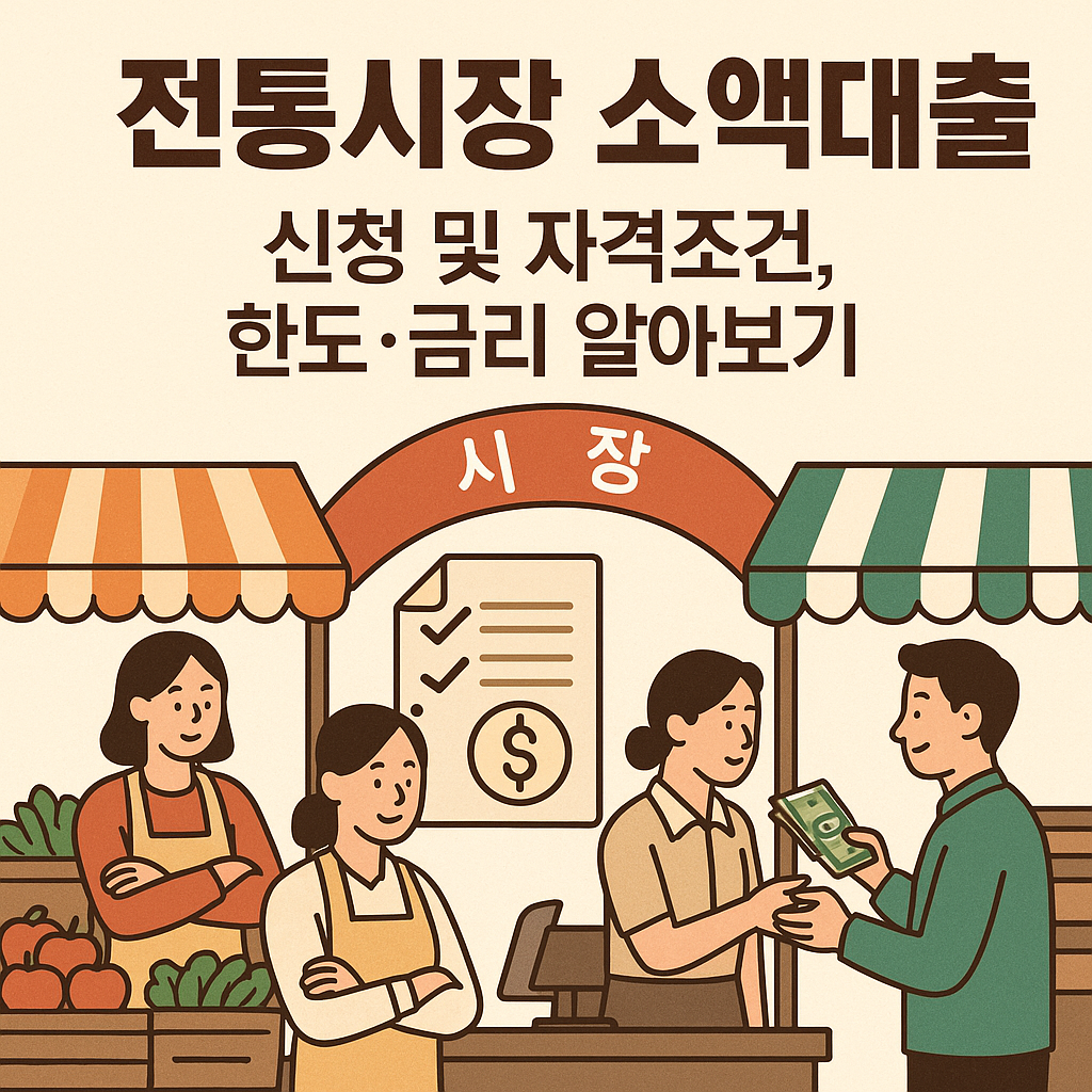 전통시장 소액대출에 대한 이미지