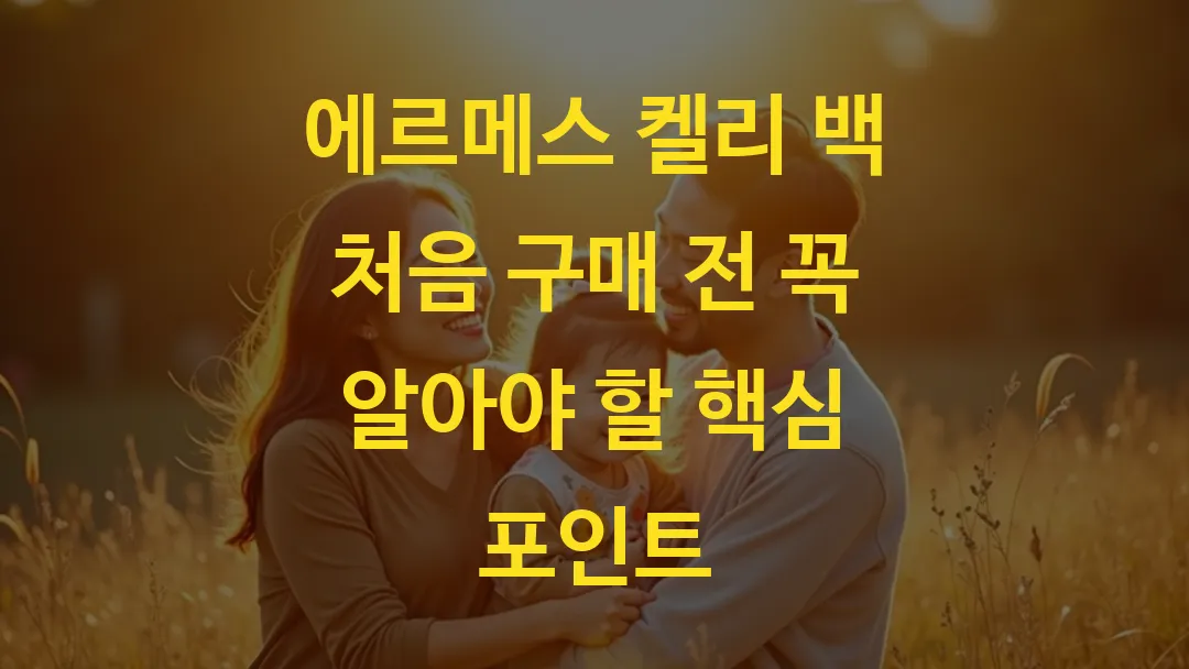 에르메스 켈리 백 처음 구매 전 꼭 알아야 할 핵심 포인트
