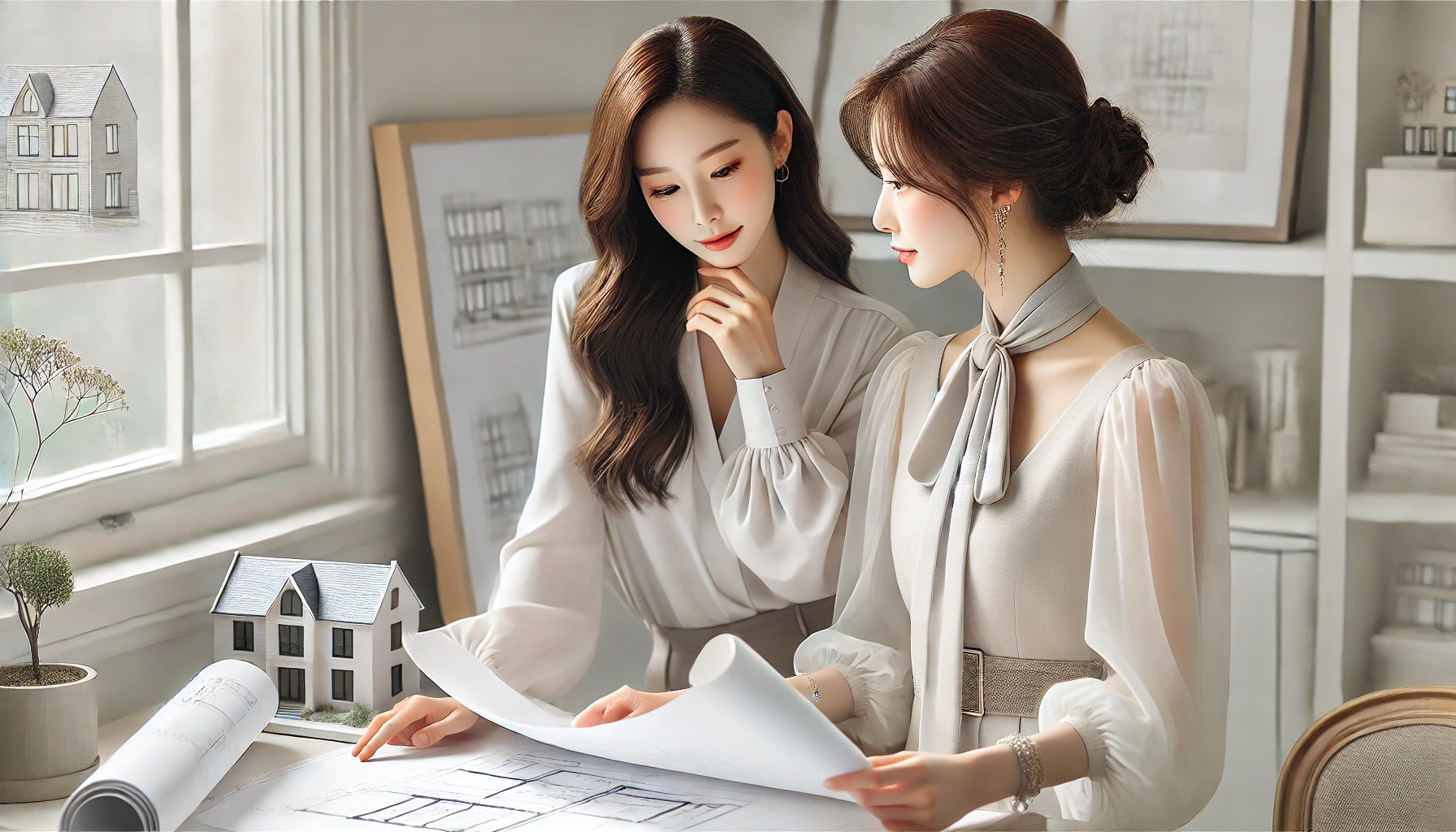 건축 허가와 신고 절차 확인하는 이미지