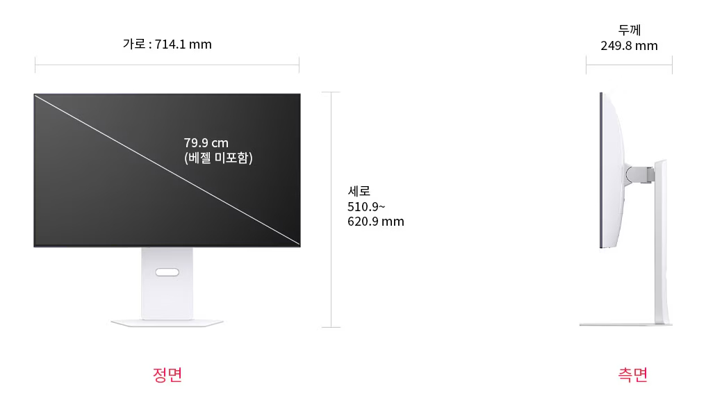 LG 울트라기어 게이밍모니터 OLED 79.9cm(32인치) 상세 스펙 및 가격