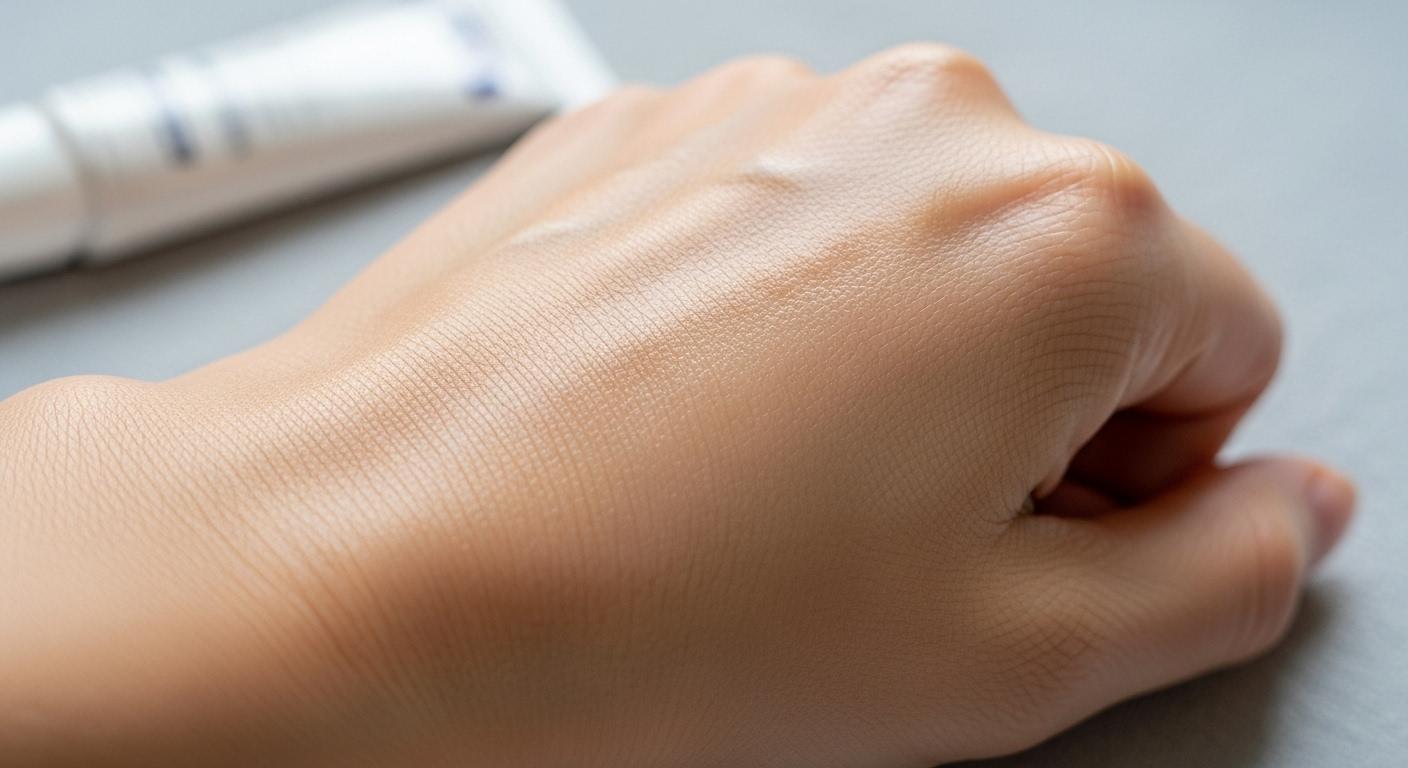 손등 검버섯 레이저 시술 후 관리