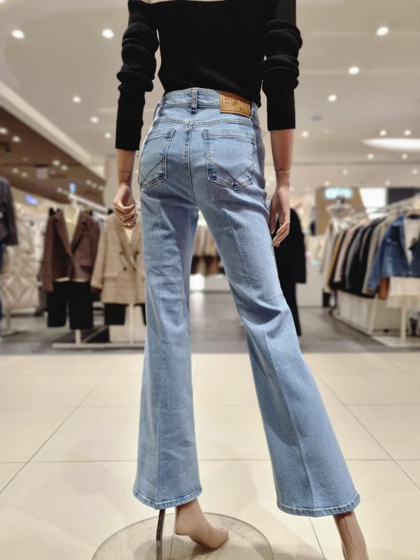 에고이스트 하이웨스트 레직기 부츠컷 데님 EN2ODP53LI