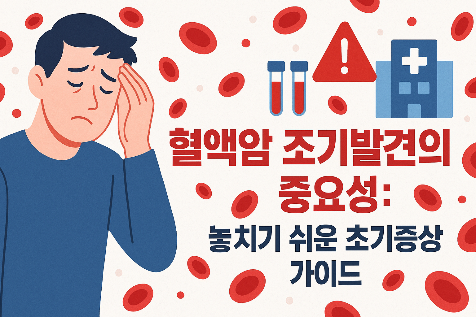 혈액암 조기 발견의 중요성 (초기 증상)