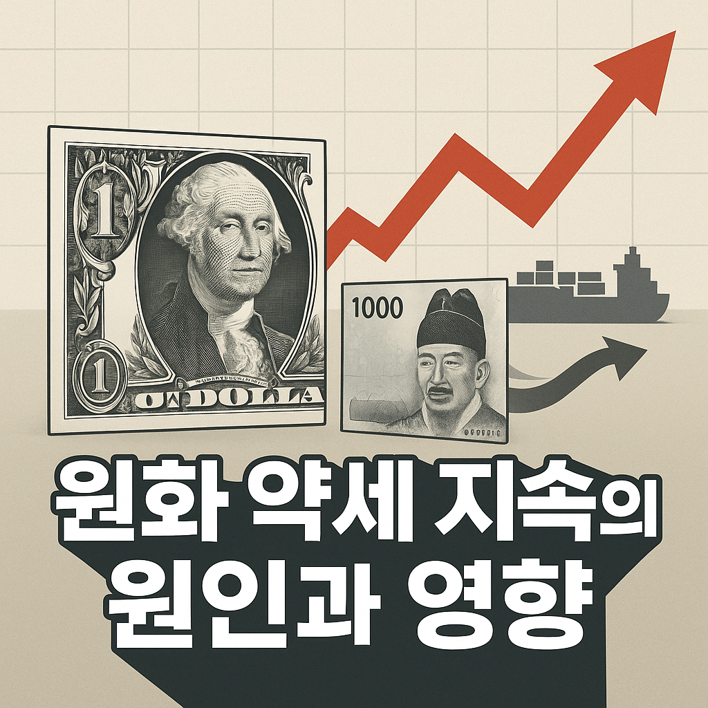 원화 약세 지속의 원인과 영향