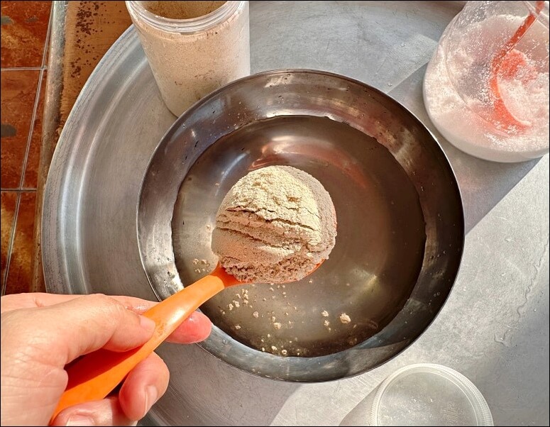 미숫가루 타는 법