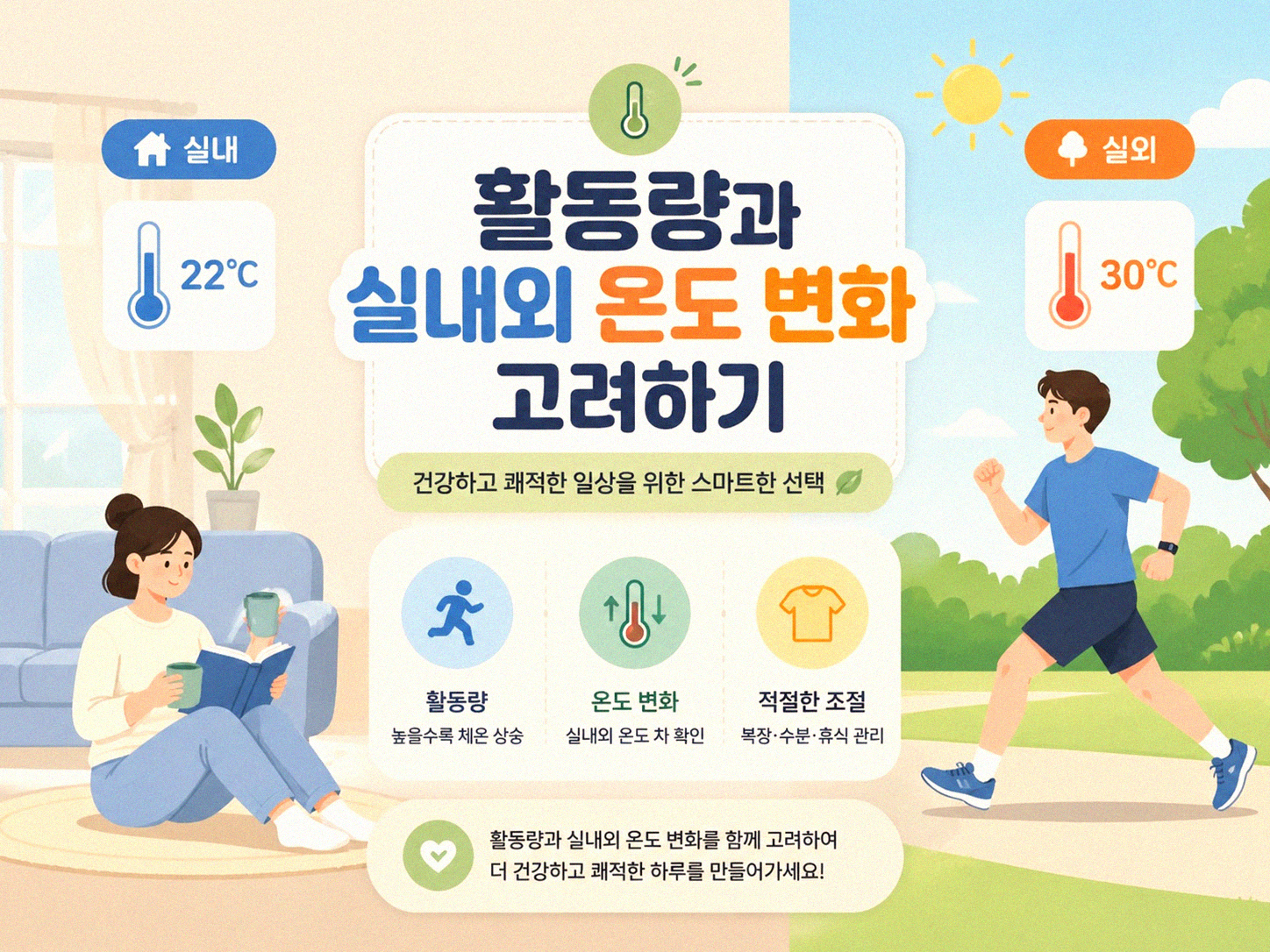 환절기 체온 조절 옷차림, 제대로 하고 계신가요