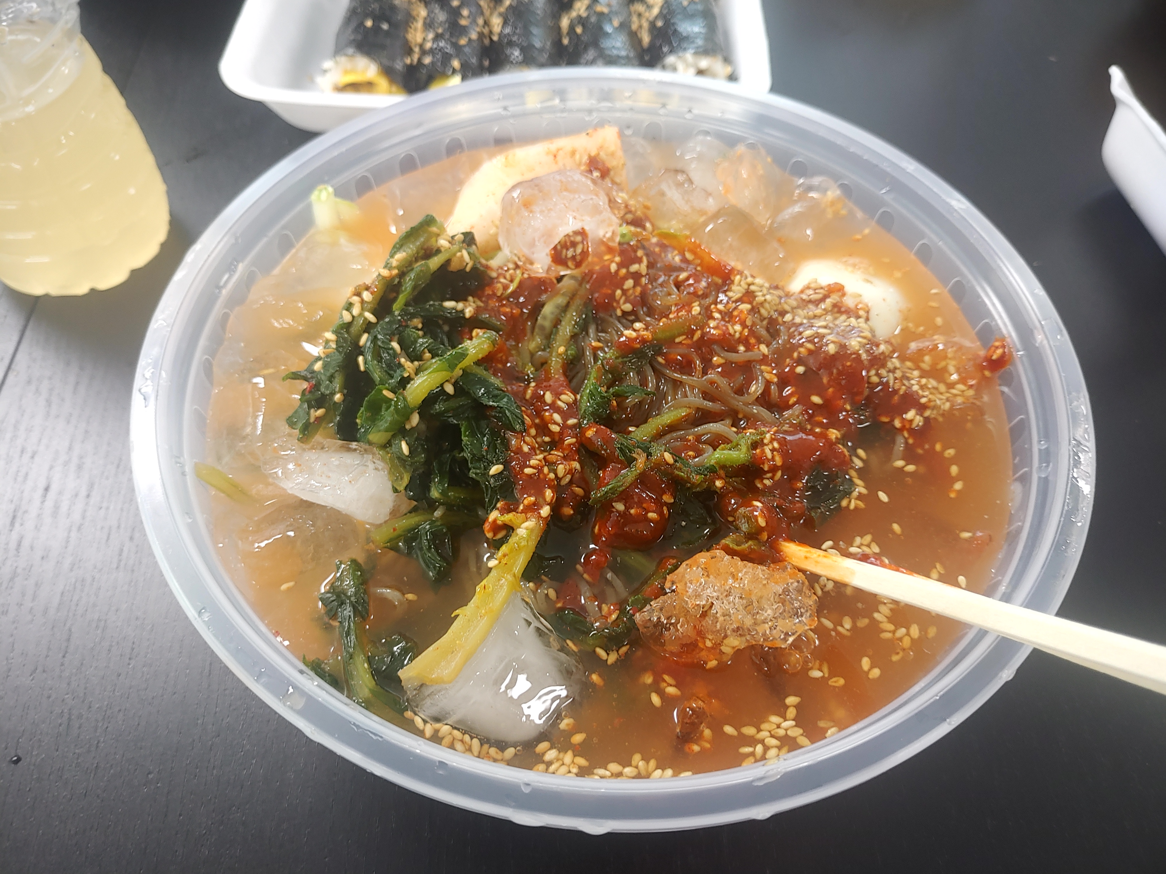 화평동 세숫대야 왔다냉면 사진