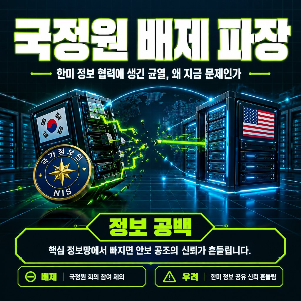 국정원 배제 파장