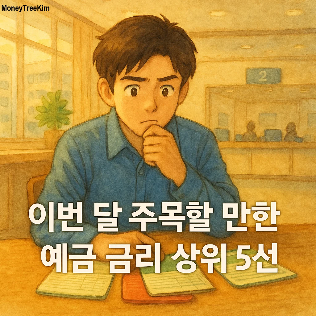 이번 달 주목할 만한 예금 금리 상위 5선 썸네일
