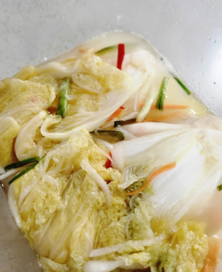 백김치 맛있게 담는법