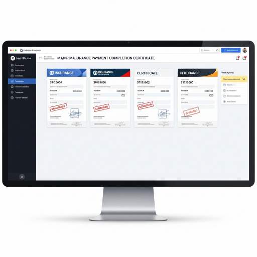 4대보험 완납증명서 인터넷 발급 방법