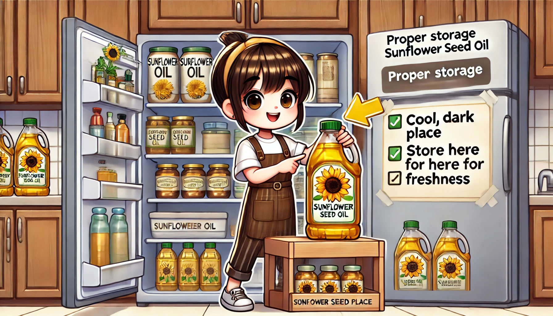 해바라기씨 오일의 보관방법