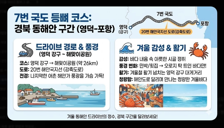 겨울 동해안 드라이브 코스 완벽 가이드