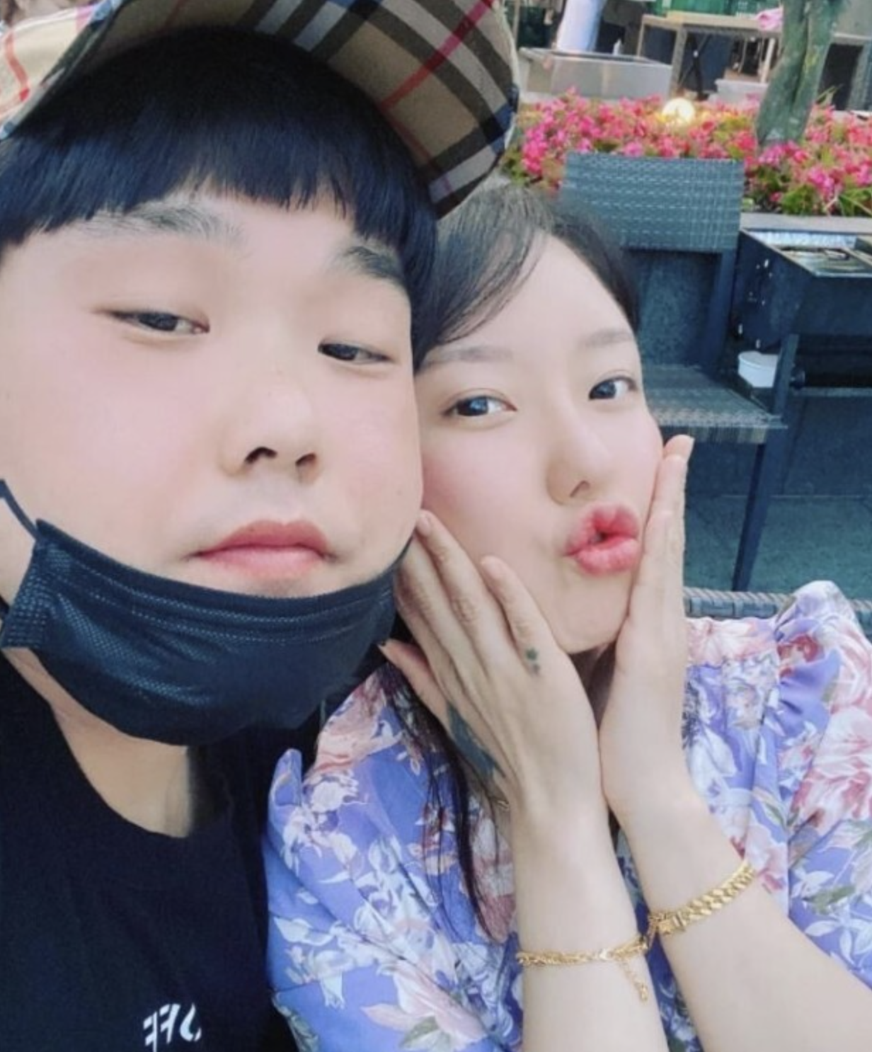 김수영 커플 셀카
