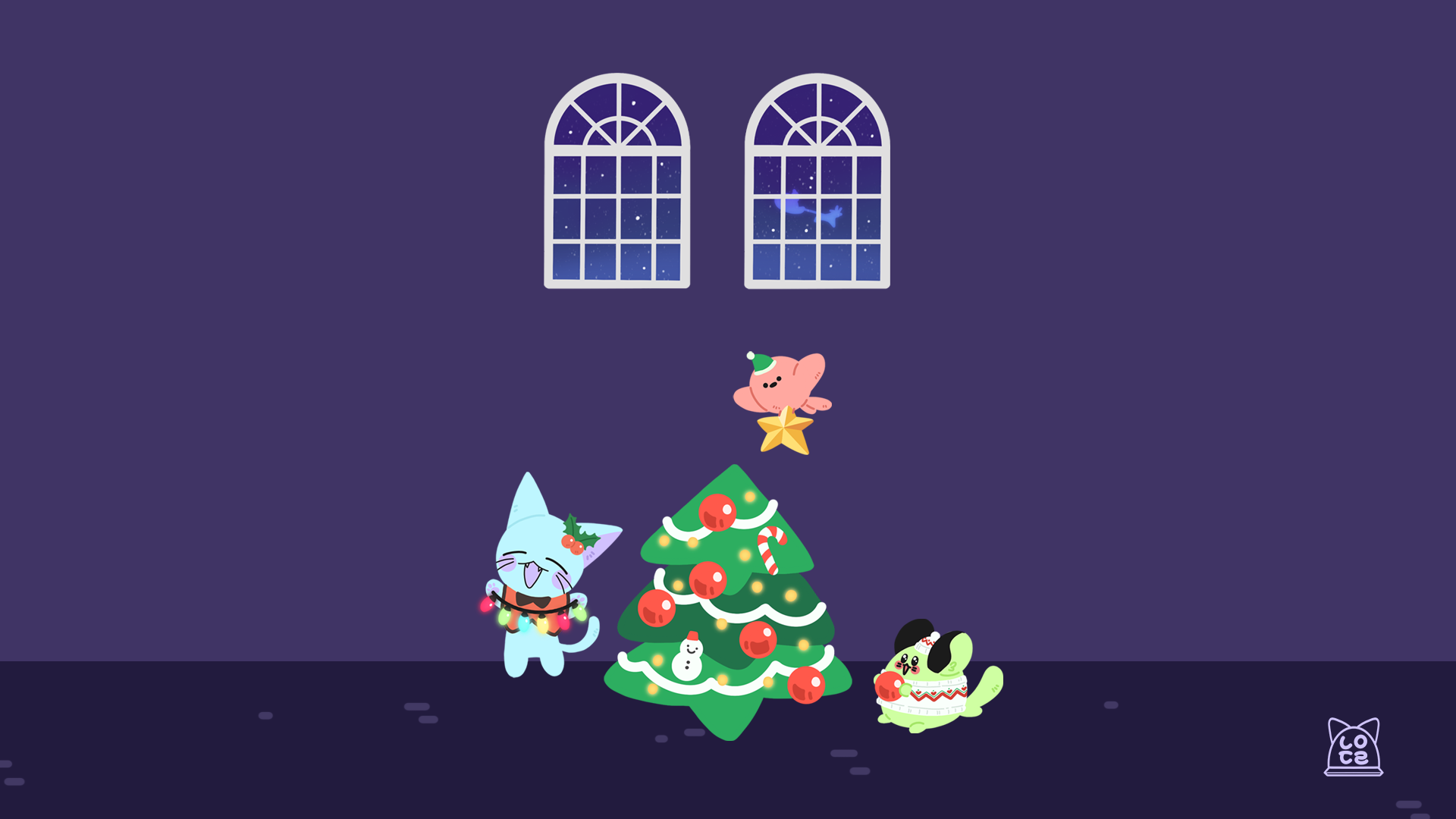 크리스마스 컴퓨터 배경화면