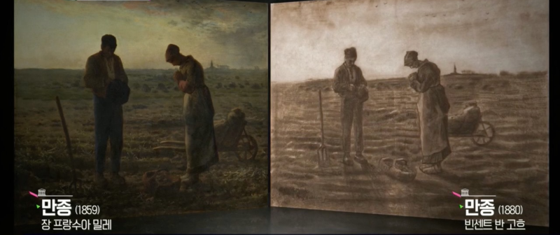 밀레, 고흐 의 만종