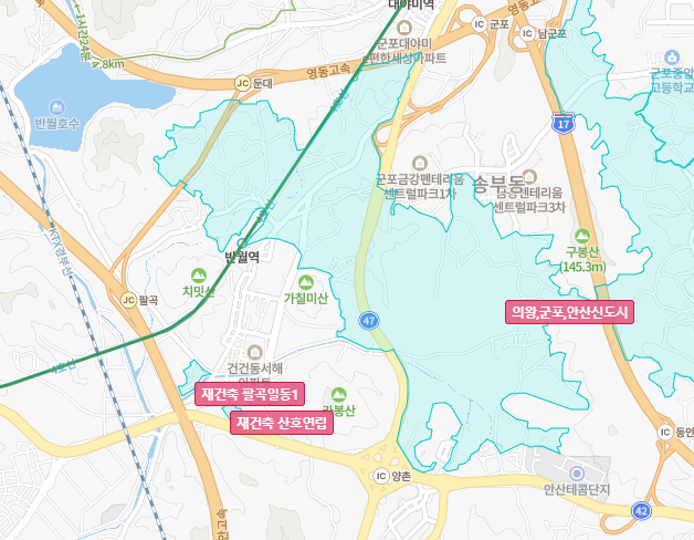 의왕&#44;군포&#44;안산신도시