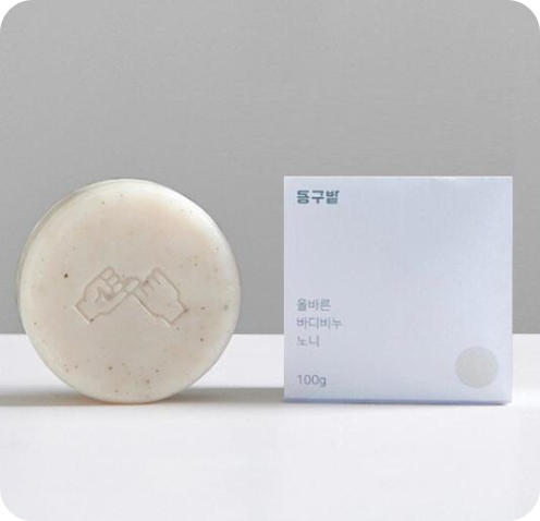 올리브영 동구밭 올바른 바디 비누 노니