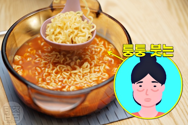 얼굴 붓기 원인 소금 섭취량 나트륨 과다섭취, 건강 팁줌 매일꿀정보