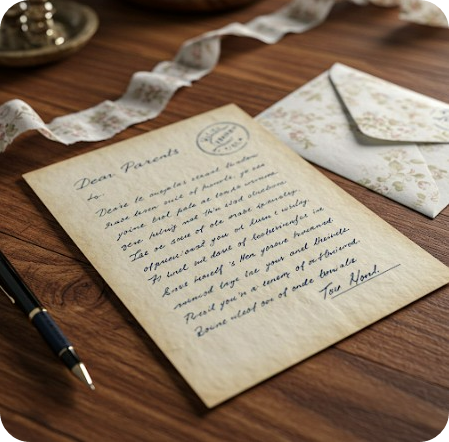 편지지와 편지봉투