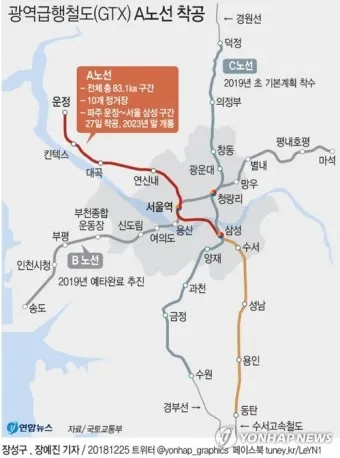 GTX a 노선 시간표 요금 환승 막차 예매_42