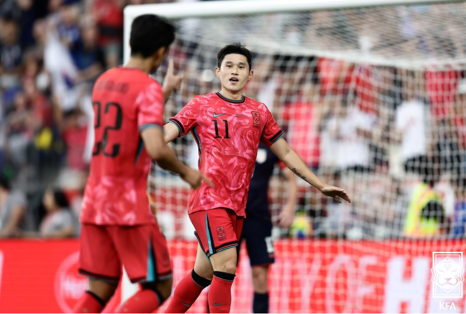 미국대한국 이동경 추가골