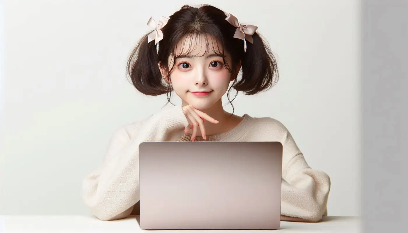 고교학점제-수강신청-사이트를-알아보는-여성의-모습