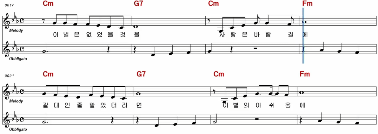 윤수일 - 갈대 악보