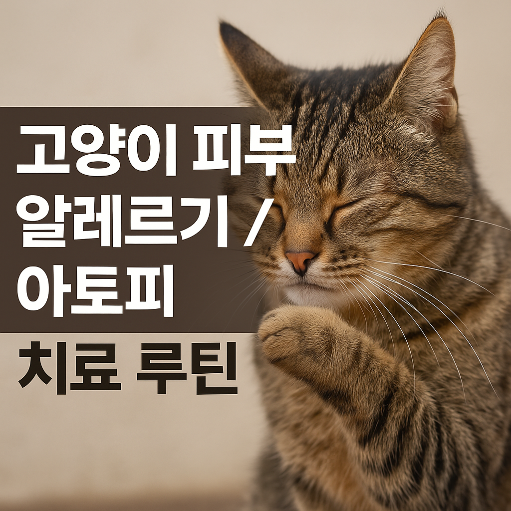 고양이 피부 알레르기 (1)