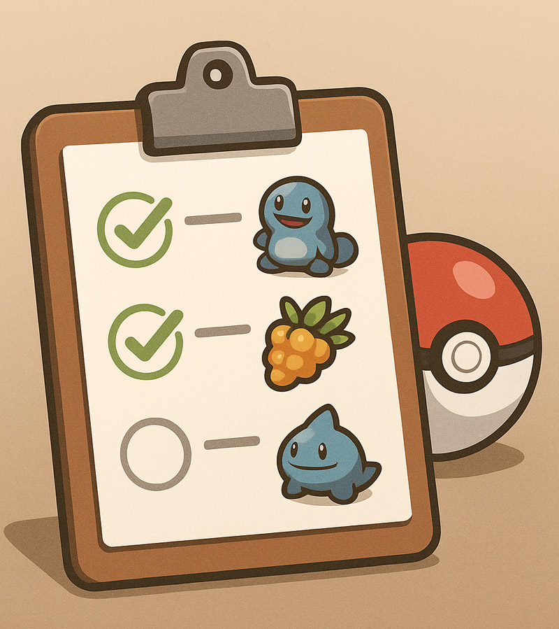 포켓몬고 리서치 태스크