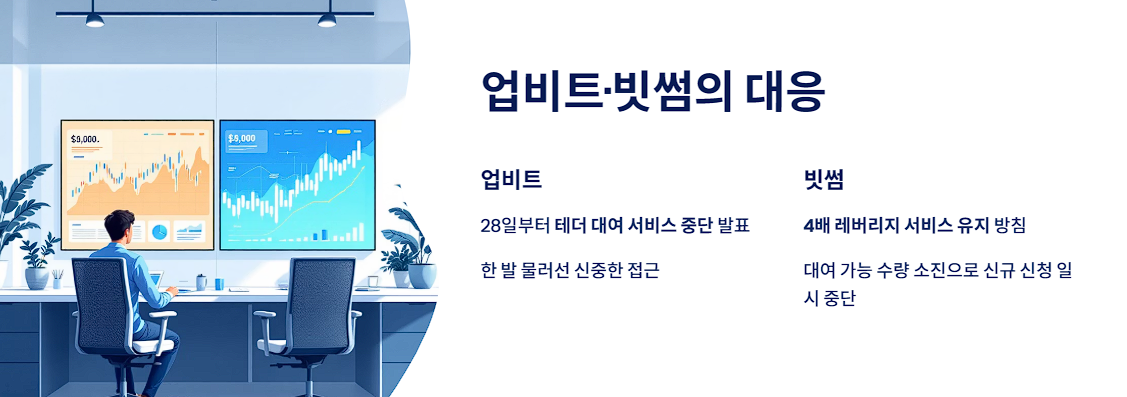 업비트·빗썸의 대응, 무엇이 달라졌나