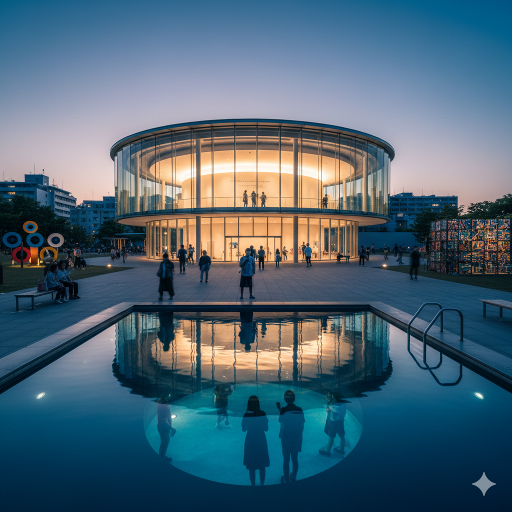 원형으로 되어있는 박물관