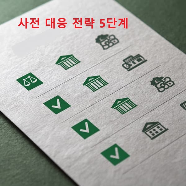 가압류를 대비한 통장 구조 분리 방법 인포그래픽