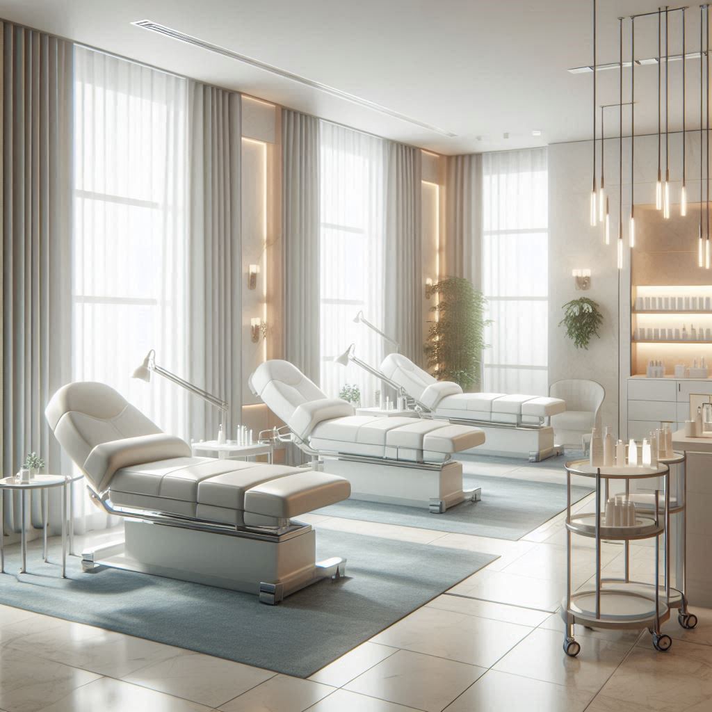 피부,체형관리 샵 배경