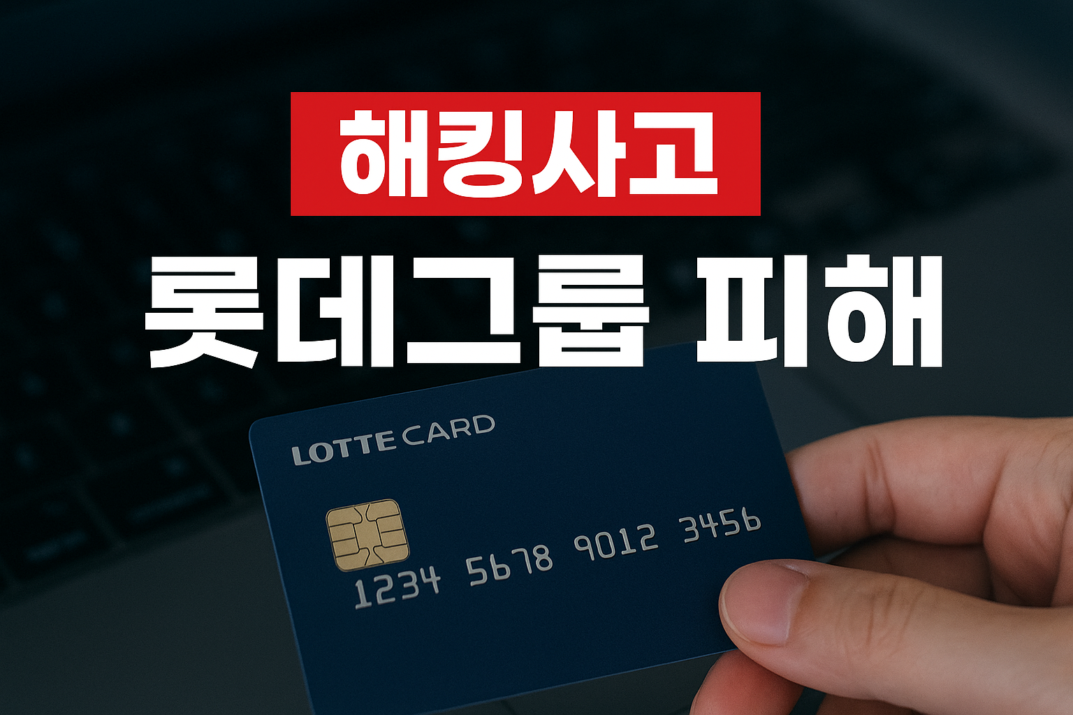 롯데카드 해킹사고