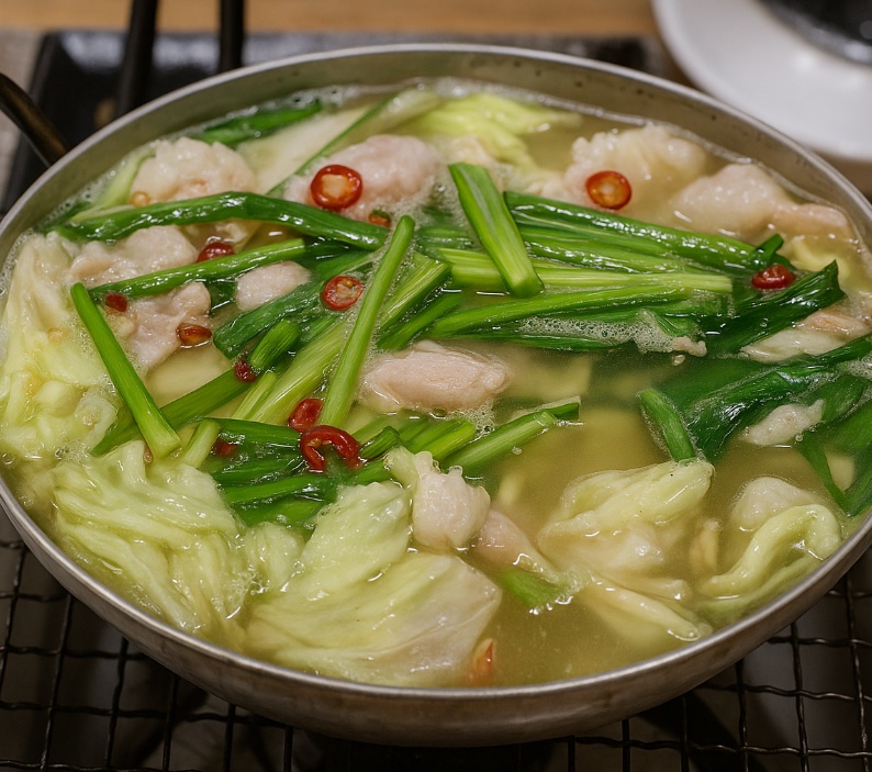 일본 대마도 식당 육각당의 전골