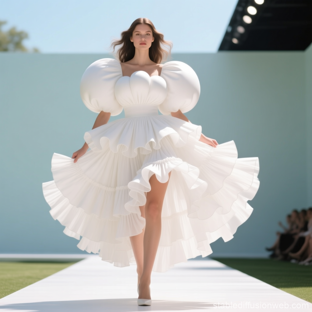 2026년 S/S를 지배할 드라마틱한 볼륨의 미학 (버블 헴 & 러플 스커트)