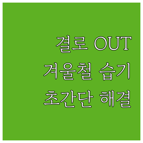 썬팅 차량 겨울철 결로 해결: 환기,..