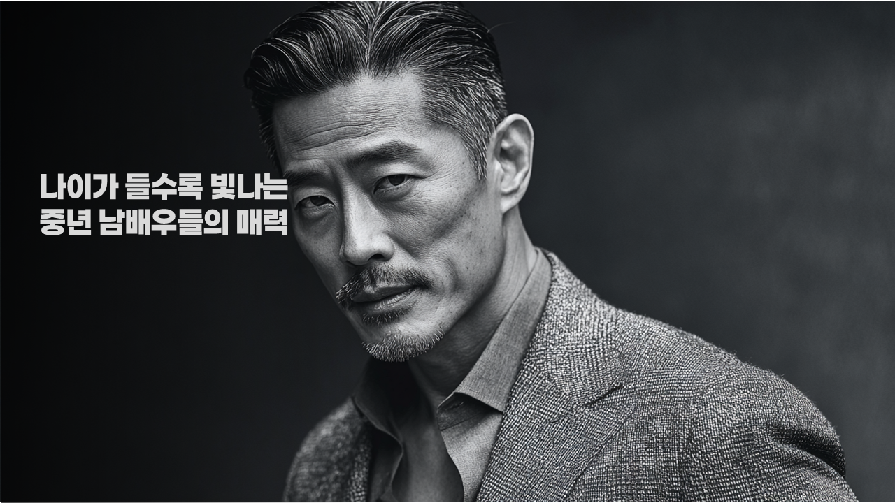 중년 배우의 비밀, 스타일의 진화, 마인드셋
