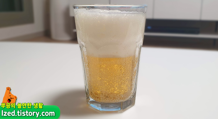 거품이 샤르르르르~