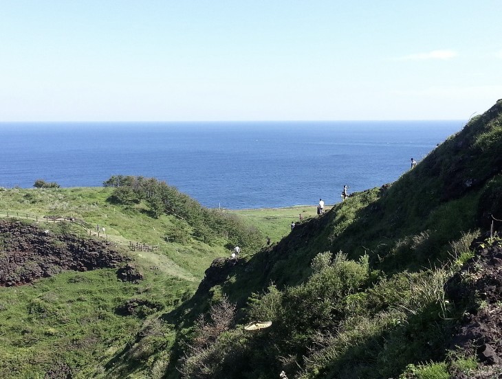 외곽 경관지 제주 올레길 사진