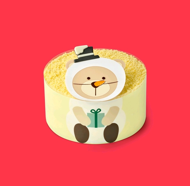 부드러운 고구마 생크림 케이크