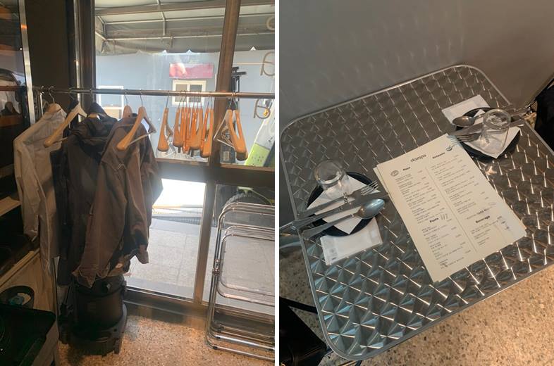 옷걸이 및 테이블