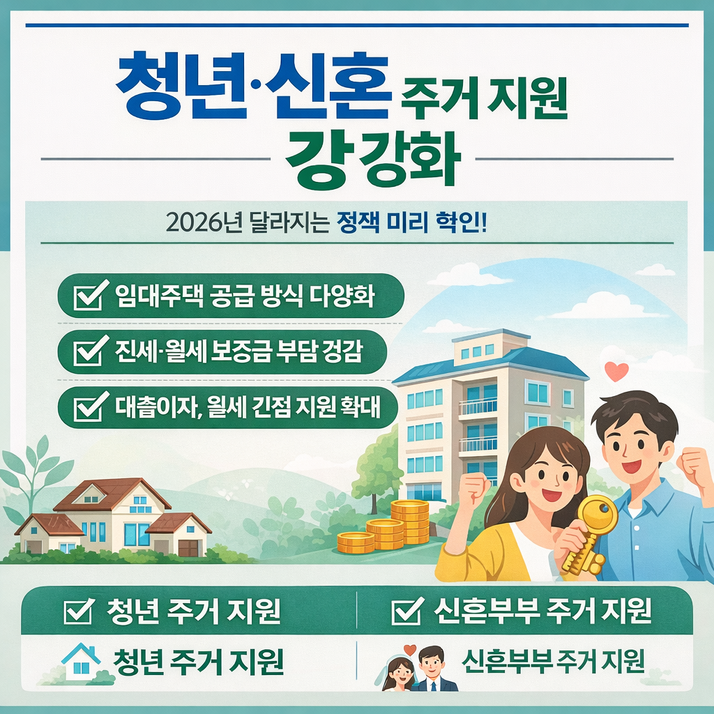 2026년 달라지는 정부정책