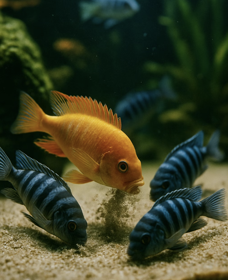 지루할 틈 없는 물속의 작은 폭군