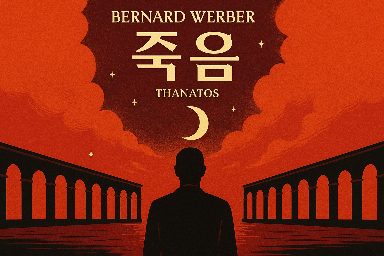 죽은문구와 사람의 뒷모습이미지