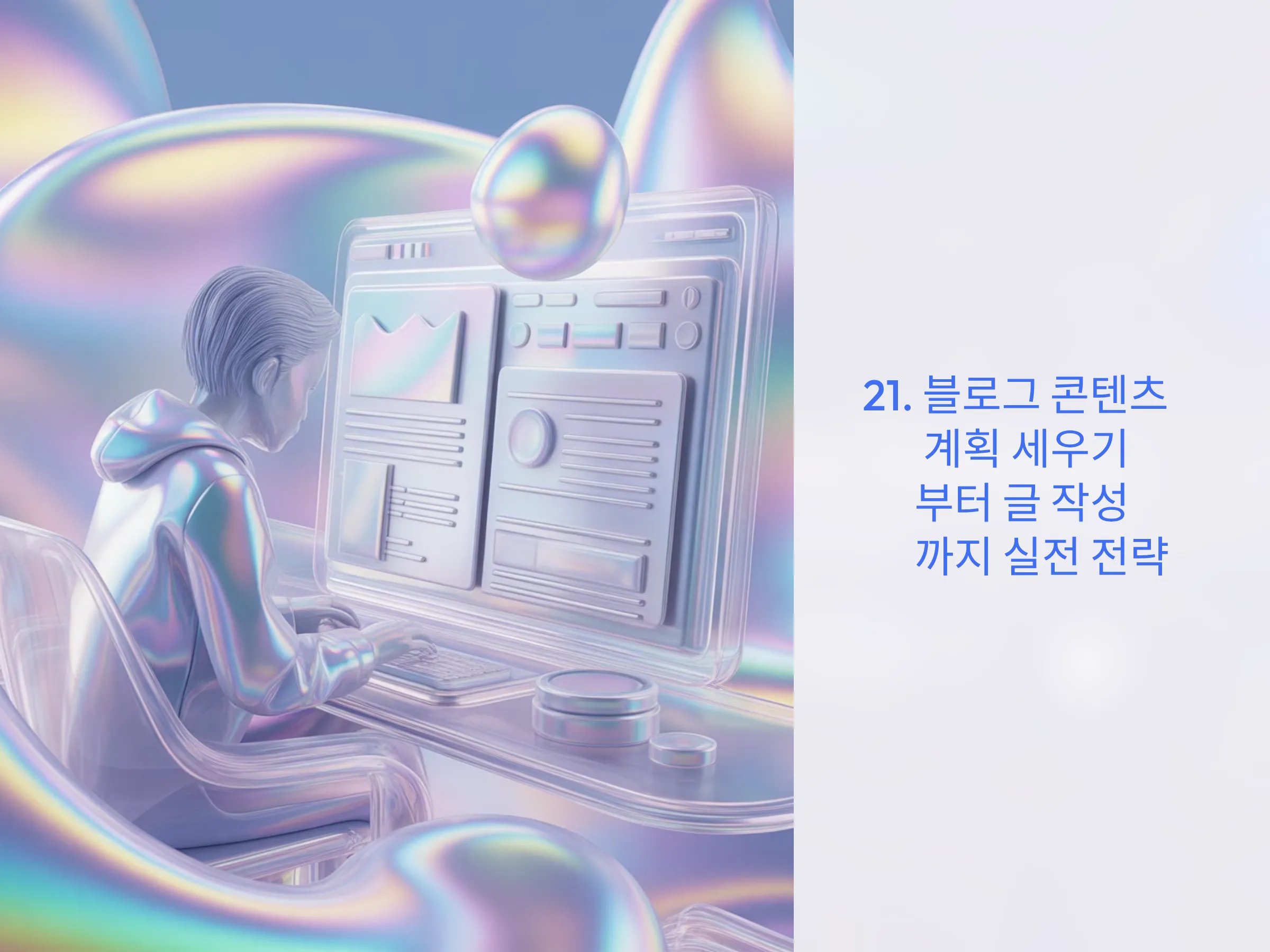 블로그 콘텐츠 계획 세우기부터 글 작성까지 실전 전략