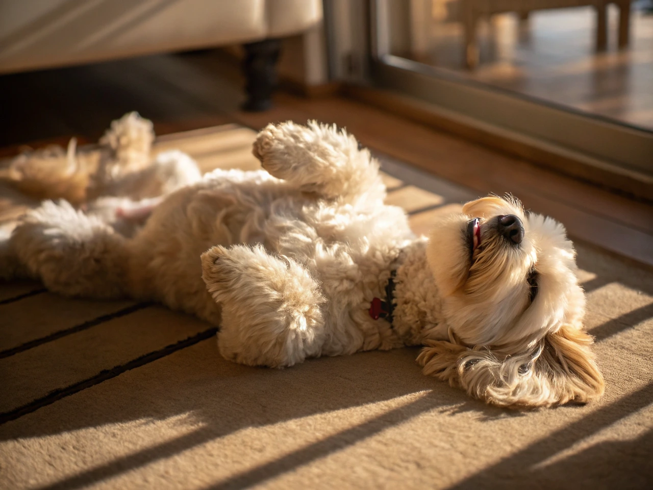 강아지수면자세