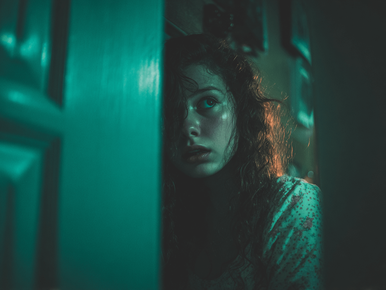 문-틈으로-바라보는-여성-이미지